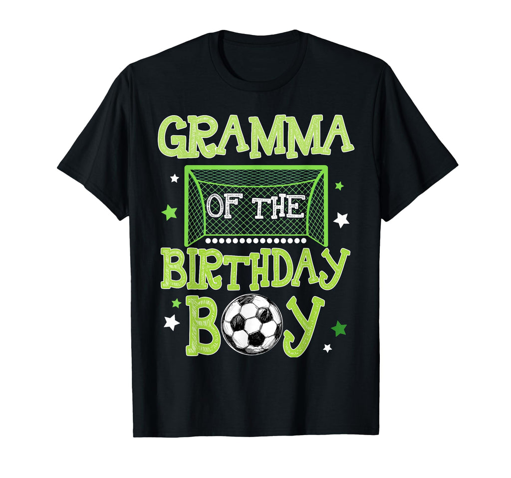 Gramma Birthday Soccer Family T-Shirt - Minimalist Print for Adults