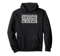 Hockey Goalkeeper Ice Hockey Goalie Hoodie - Minimalist Print Men Women