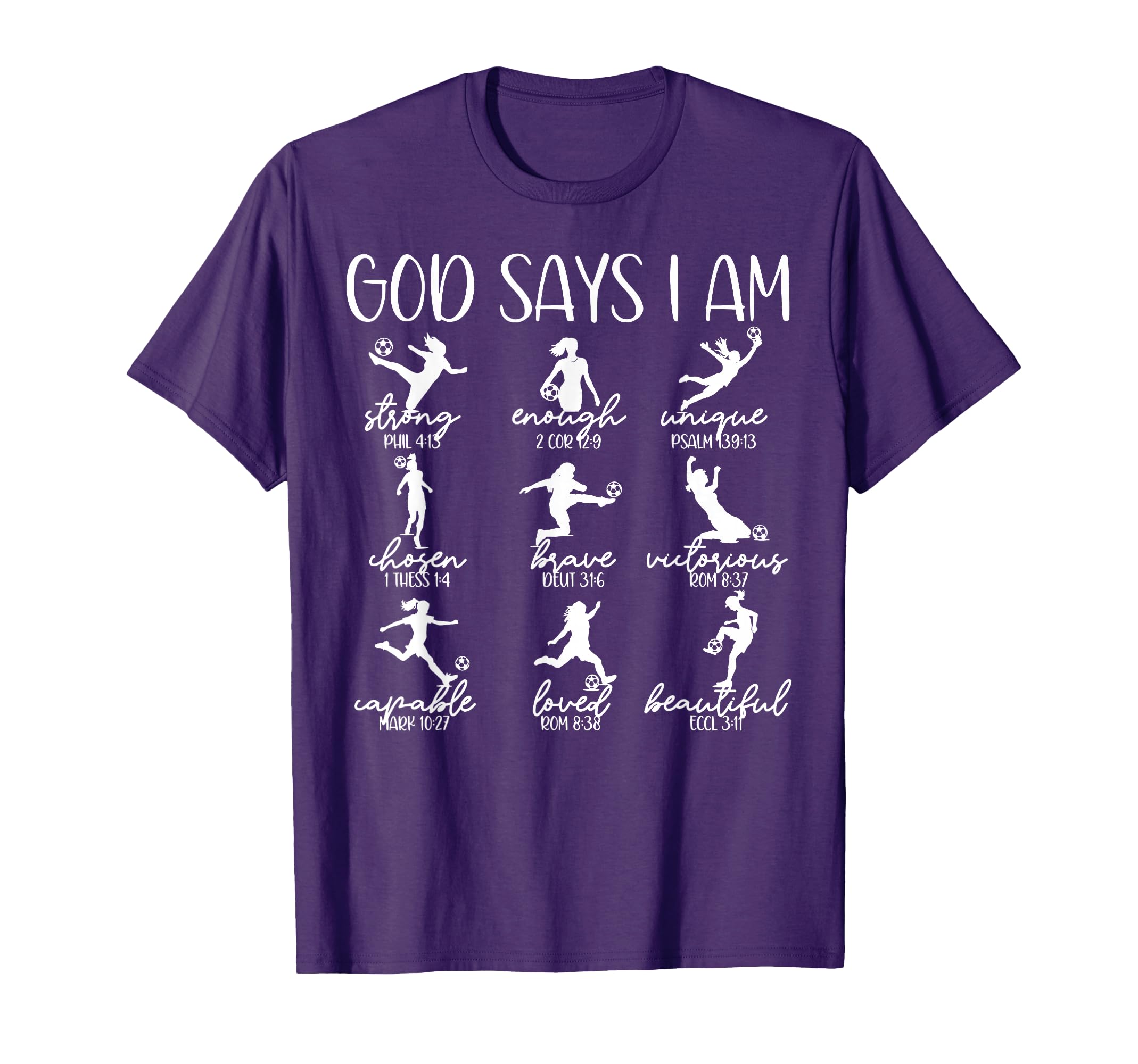 God Says I Am Bible Verse Religious T-Shirt - Fun Novelty Design Unisex