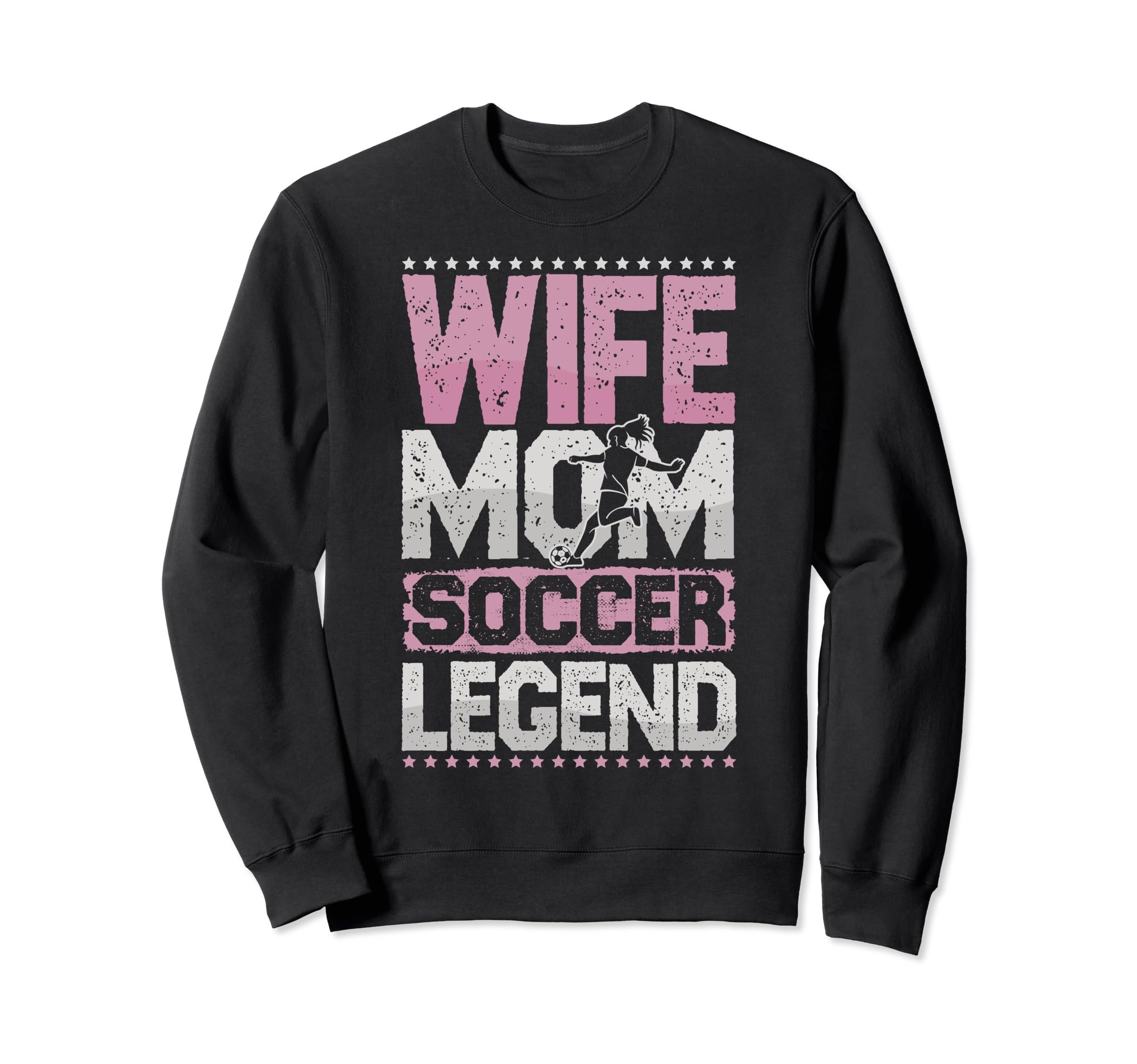 Soccer Legend Soccer Player Ladies Sweatshirt - Graphic Print for Adults