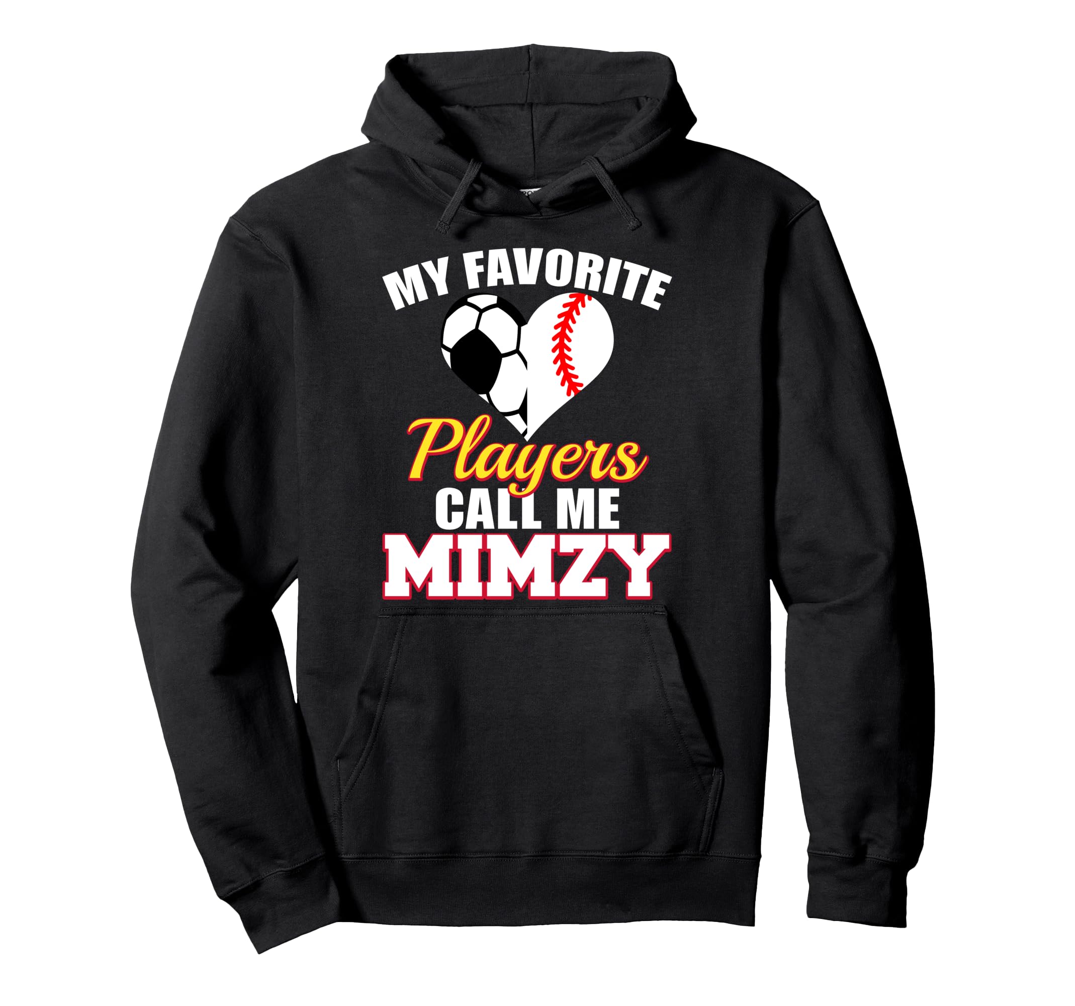 My Favorite Soccer Baseball Player Call Hoodie - Minimalist Print Unisex