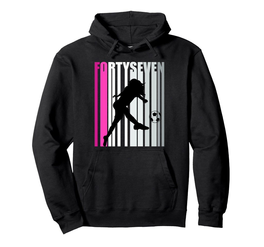Womens 47Th Soccer Birthday Loves To Hoodie - Streetwear Style Men Women