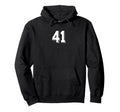 Number 41 80S 90S Soccer Team Jersey Hoodie - Streetwear Style Men Women