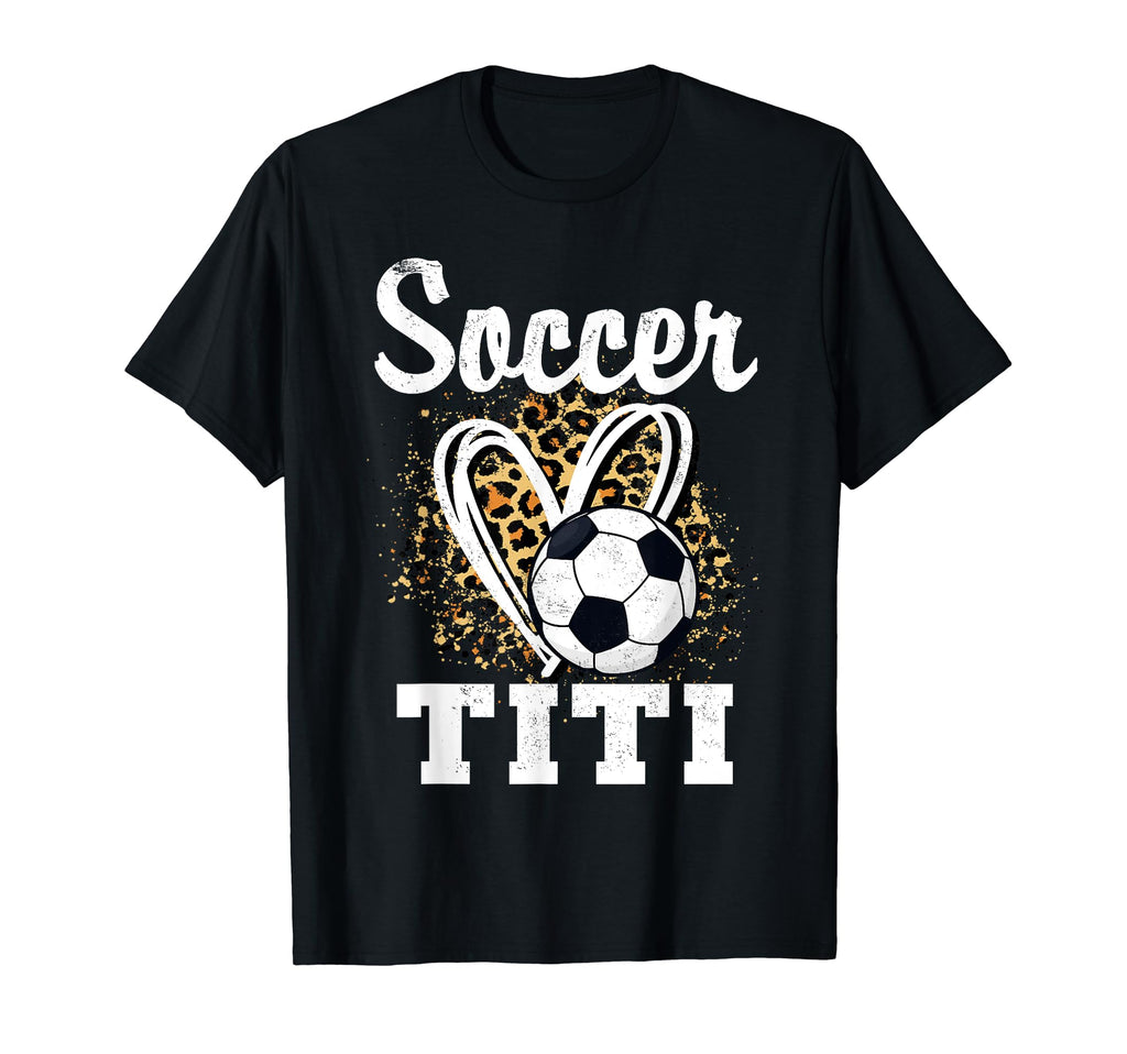 Soccer Titi Leopard Heart Matching T-Shirt - Custom Art Print for Adults