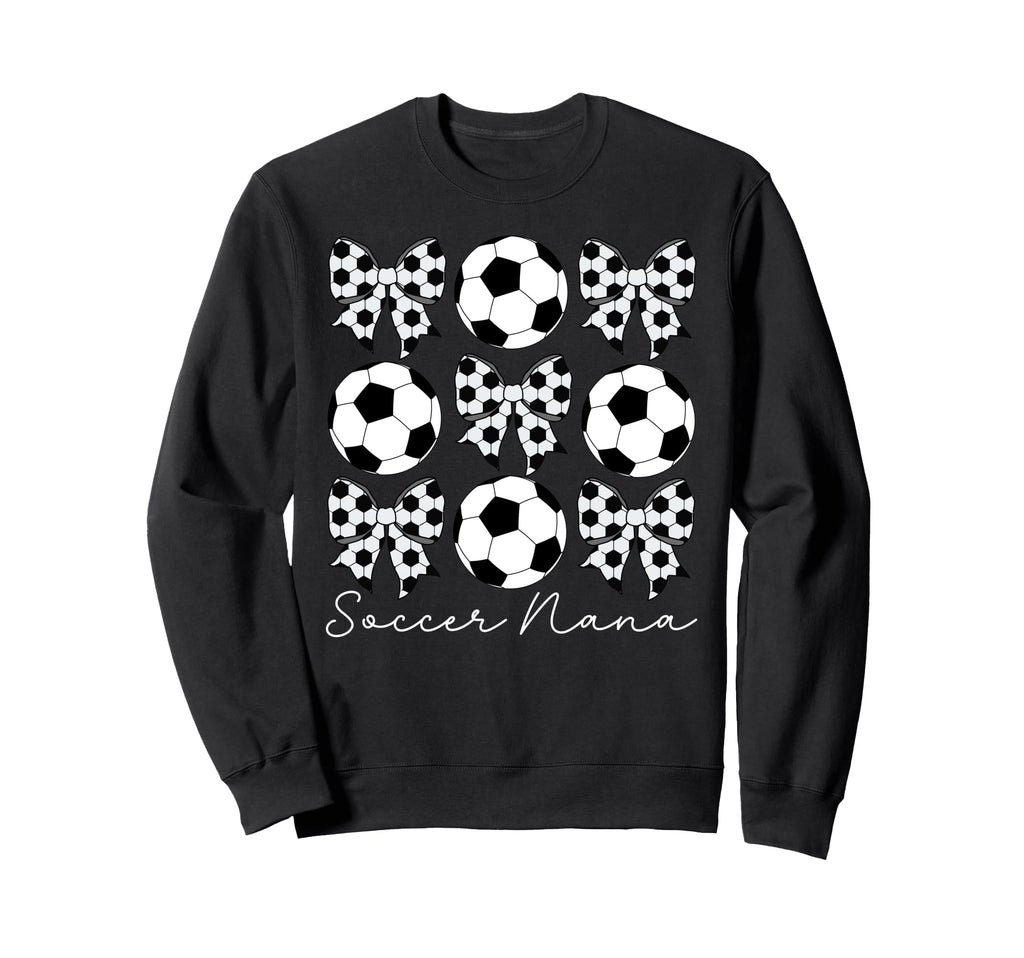 Soccer Nana Coquette Nana Soccer Sweatshirt - Streetwear Style Men Women