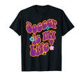Soccer Is My Life Slogan Hippie Teenager T-Shirt - Graphic Print for Adults