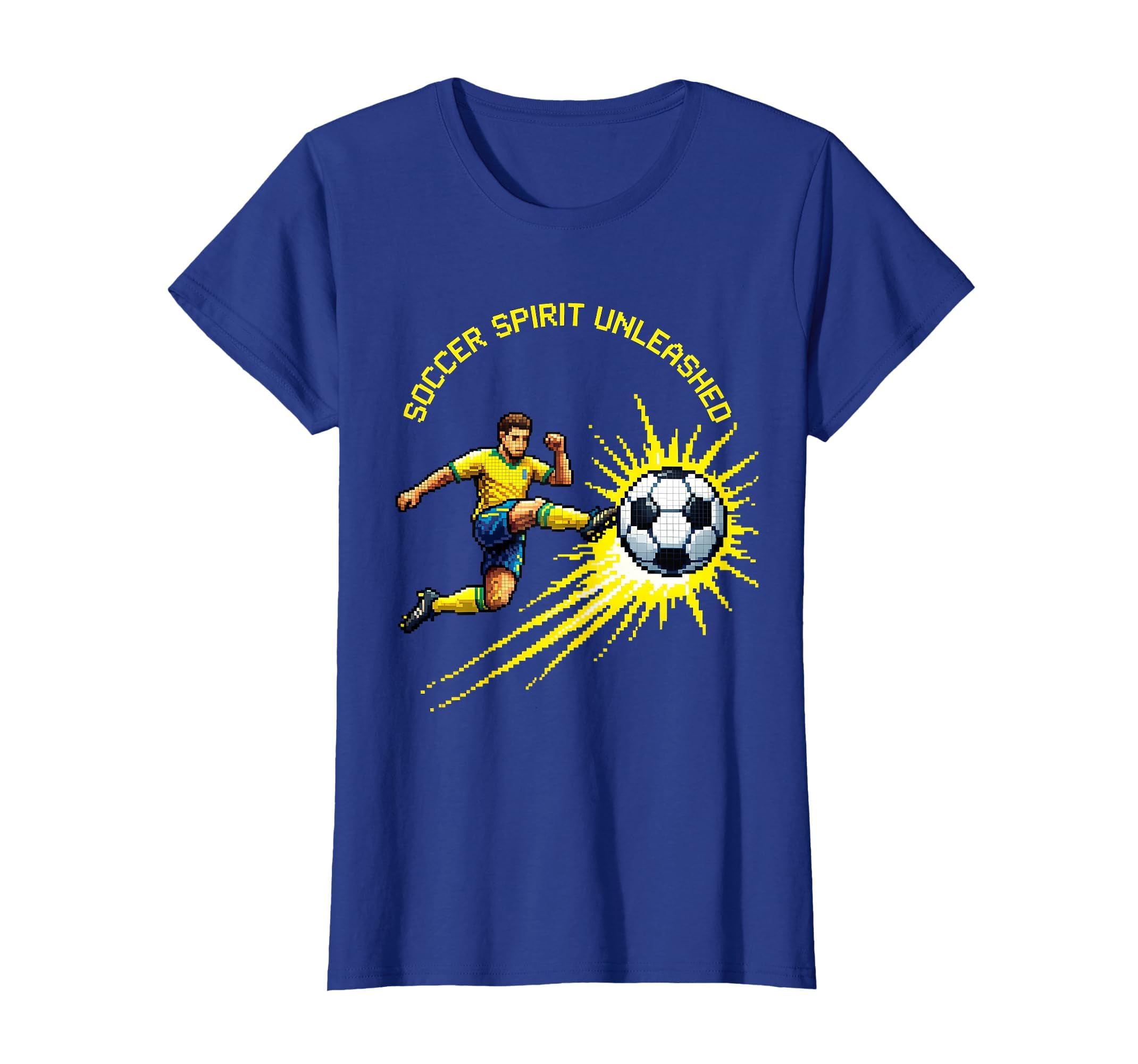 Soccer Spirit Unleashed Soccer T-Shirt - Fun Novelty Design Unisex