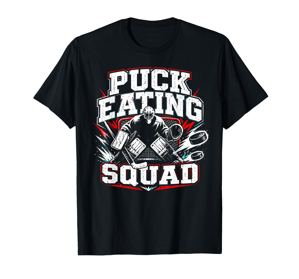 Ice Hockey Goalie Team Goalkeeper T-Shirt - Casual Everyday Wear Men Women