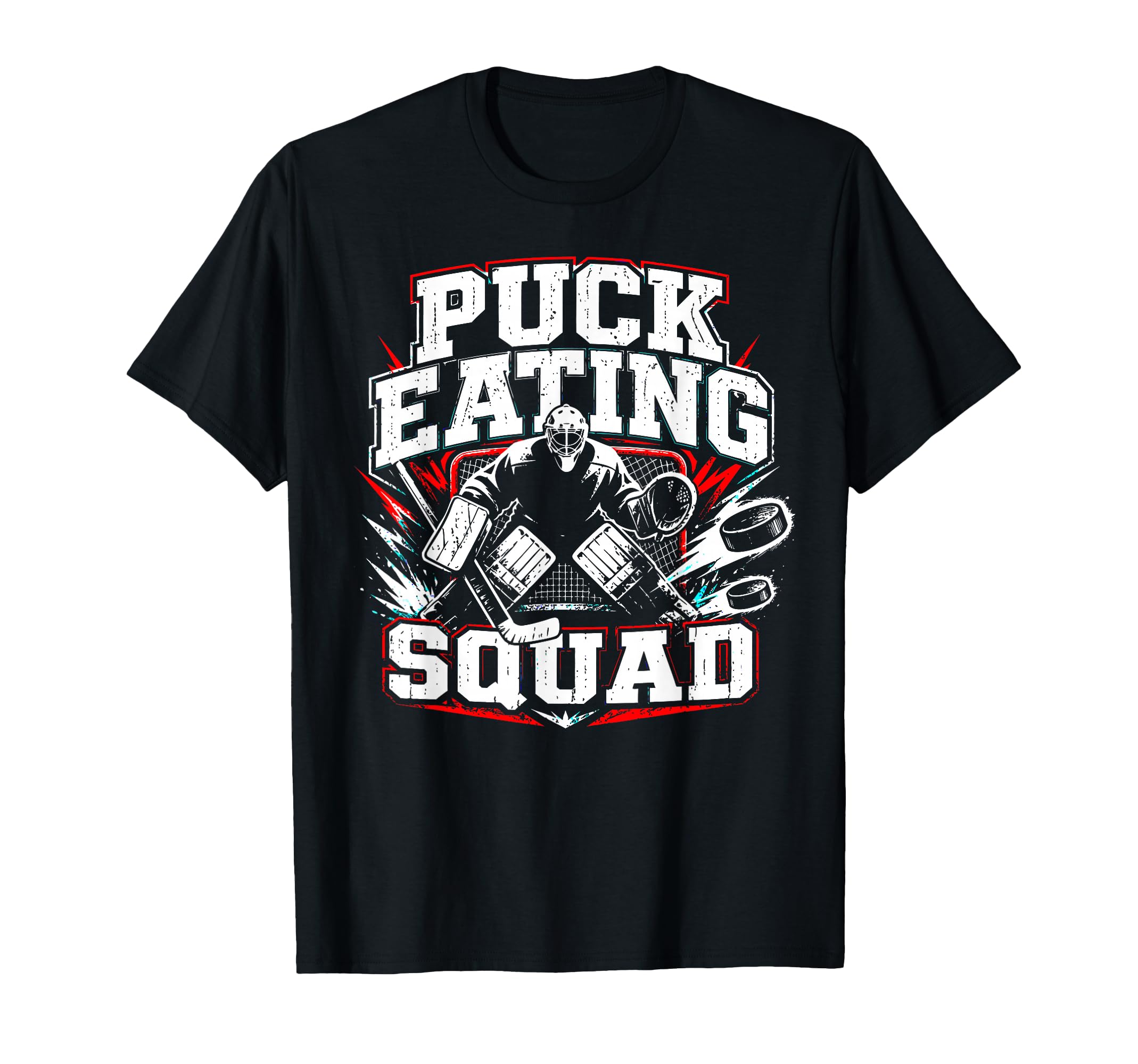 Ice Hockey Goalie Team Goalkeeper T-Shirt - Casual Everyday Wear Men Women