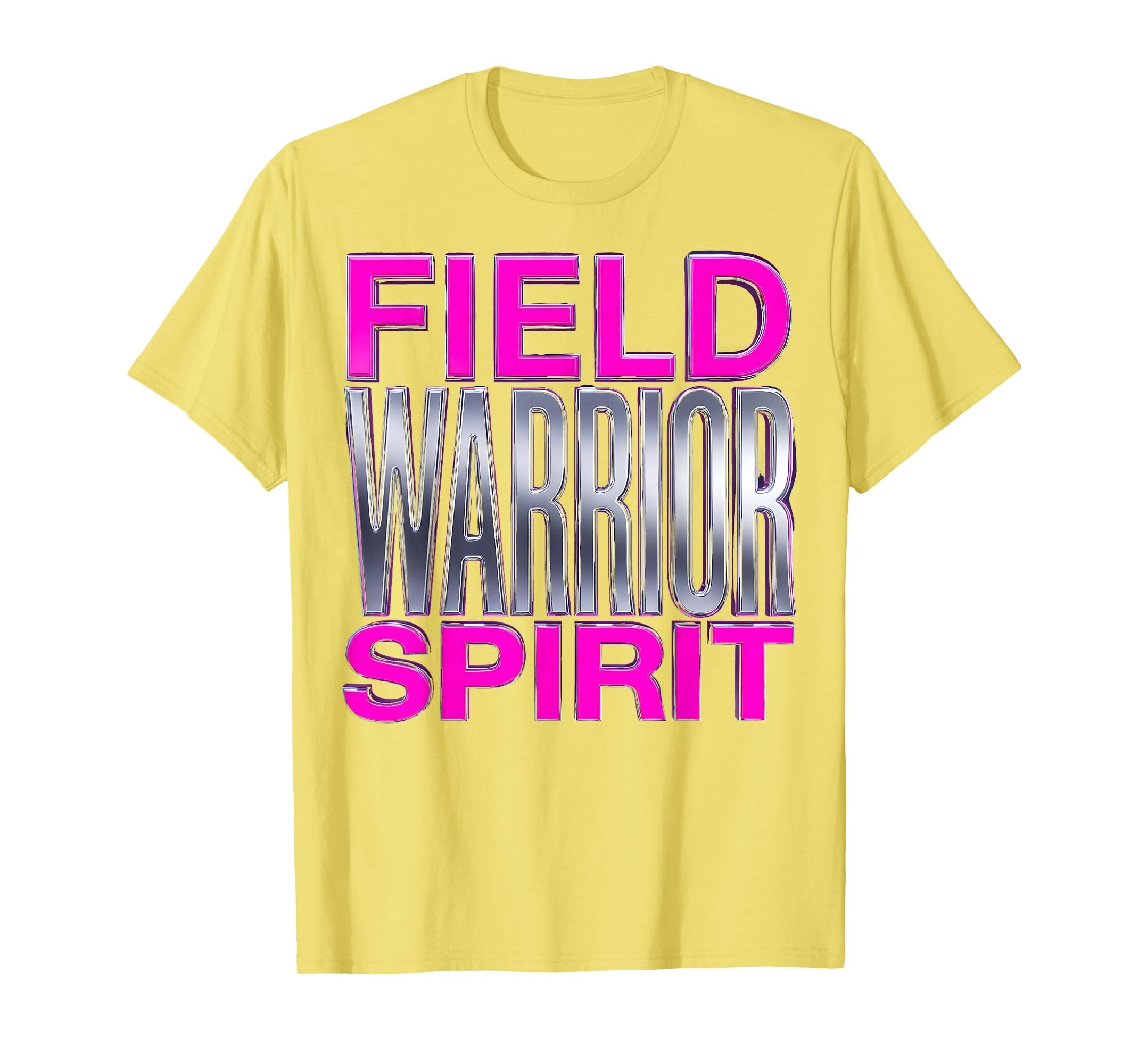 Field Warrior Spirit Soccer T-Shirt - Graphic Print Men Women