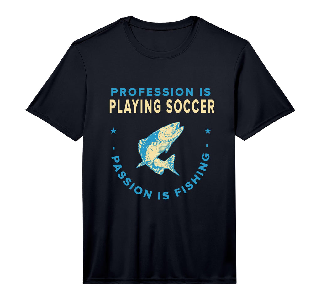 Mens Profession Is Playing Soccer T-Shirt - Custom Art Print Men Women