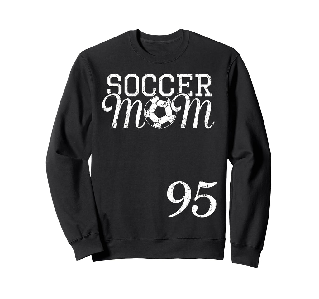 Soccer Mom Jersey Number 95 Favorite Sweatshirt - Graphic Print for Adults