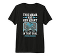 Proud Hockey Goalie Mama Ice T-Shirt - Fun Novelty Design for Adults