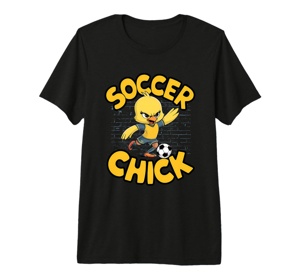Soccer Chick Soccer Player Soccer Tri T-Shirt - Fun Novelty Design Unisex