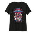 Usa Drinking Team Raccoon Soccer T-Shirt - Trendy Graphic Men Women