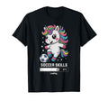 Unicorn Soccer Skills Loading Score Mom T-Shirt - Aesthetic Graphic Unisex