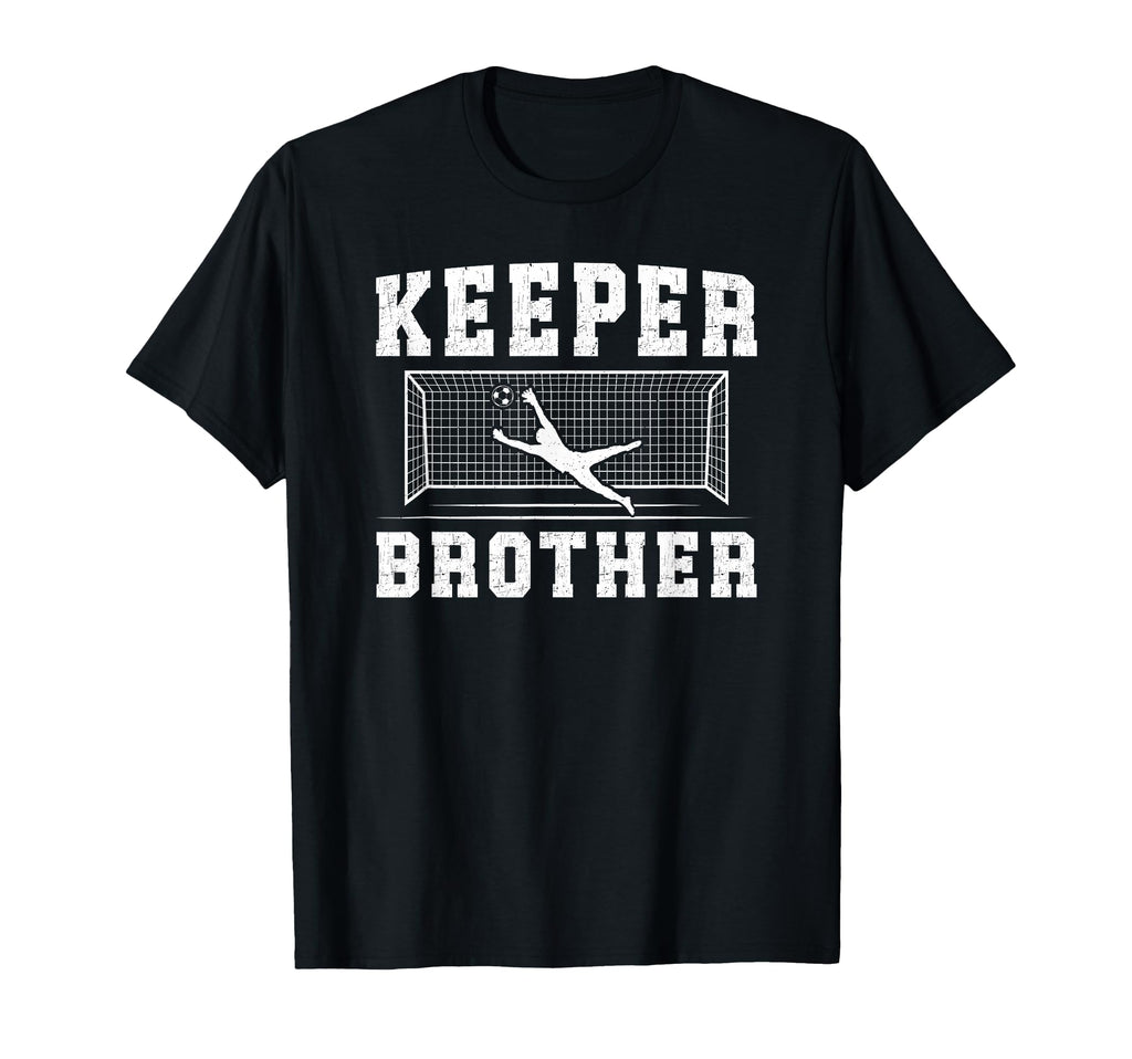 Soccer Keeper Brother Soccer Goalie T-Shirt - Custom Art Print for Adults