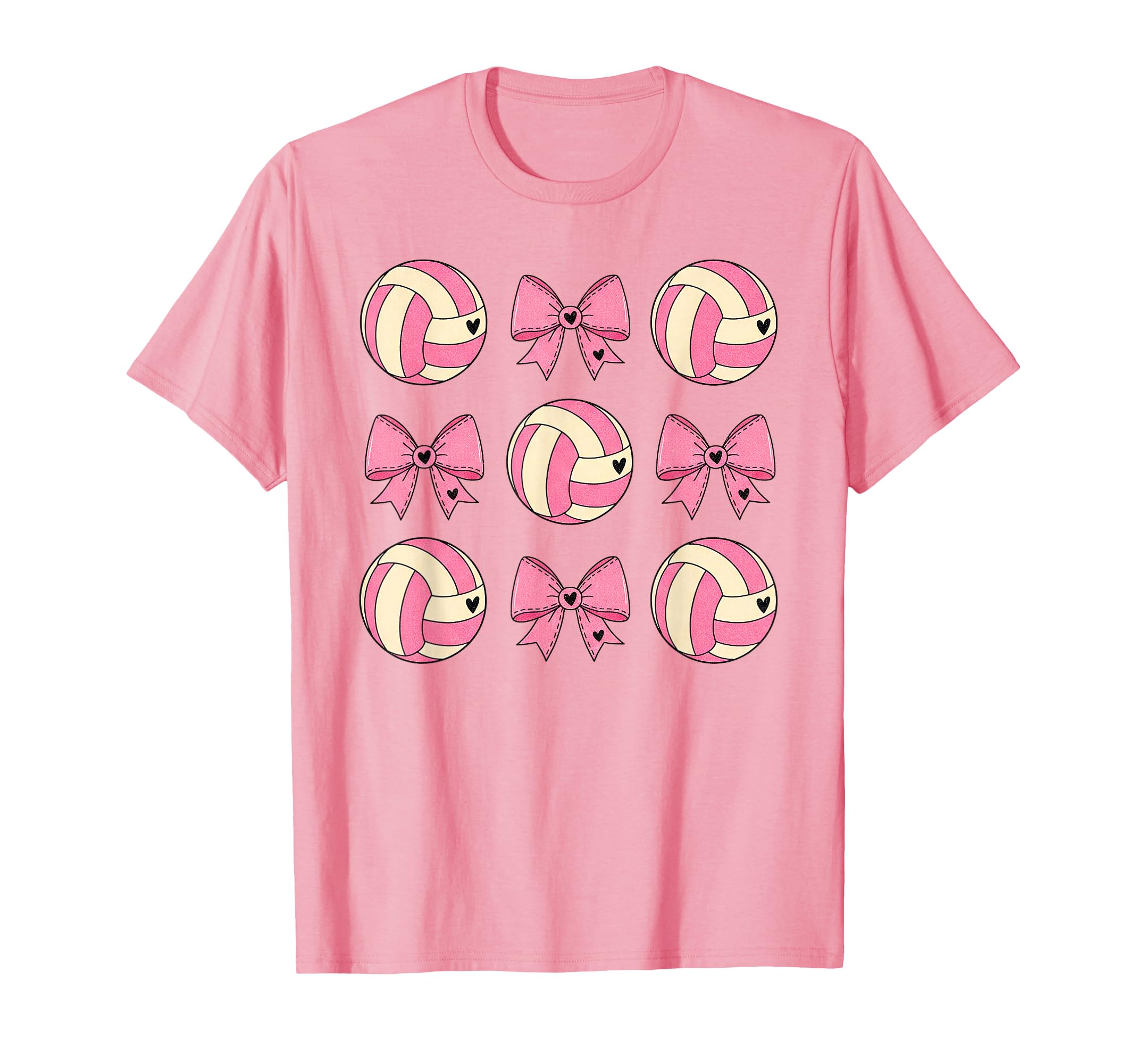 Soccer Bow Game Day Volleyball Coquette T-Shirt - Aesthetic Graphic Unisex