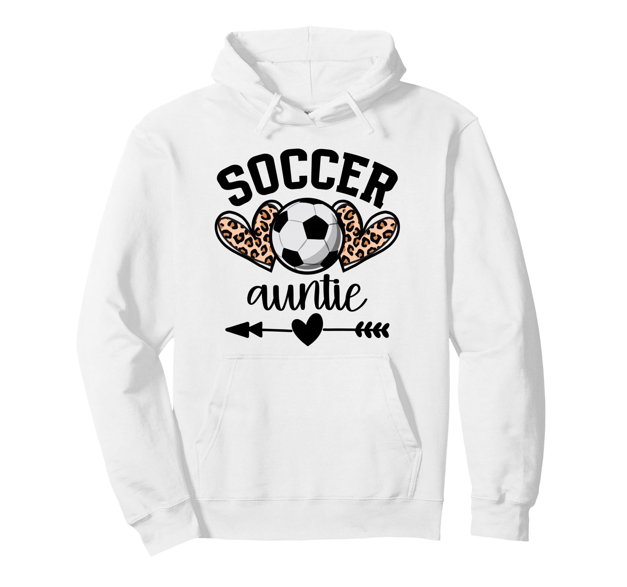 Soccer Auntie Womens Soccer Day Aunt Hoodie - Casual Everyday Wear Unisex