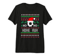 Soccer Goalkeeper Holiday Santa T-Shirt - Fun Novelty Design Men Women