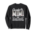Ice Hockey Goalie Mimi Funny Ice Sweatshirt - Fun Novelty Design Men Women