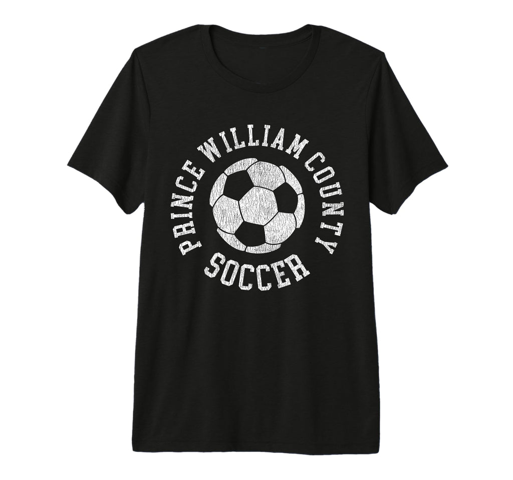 Prince William County Soccer T-Shirt - Minimalist Print for Adults