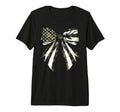 Soccer Player 4Th July American Flag T-Shirt - Streetwear Style for Adults