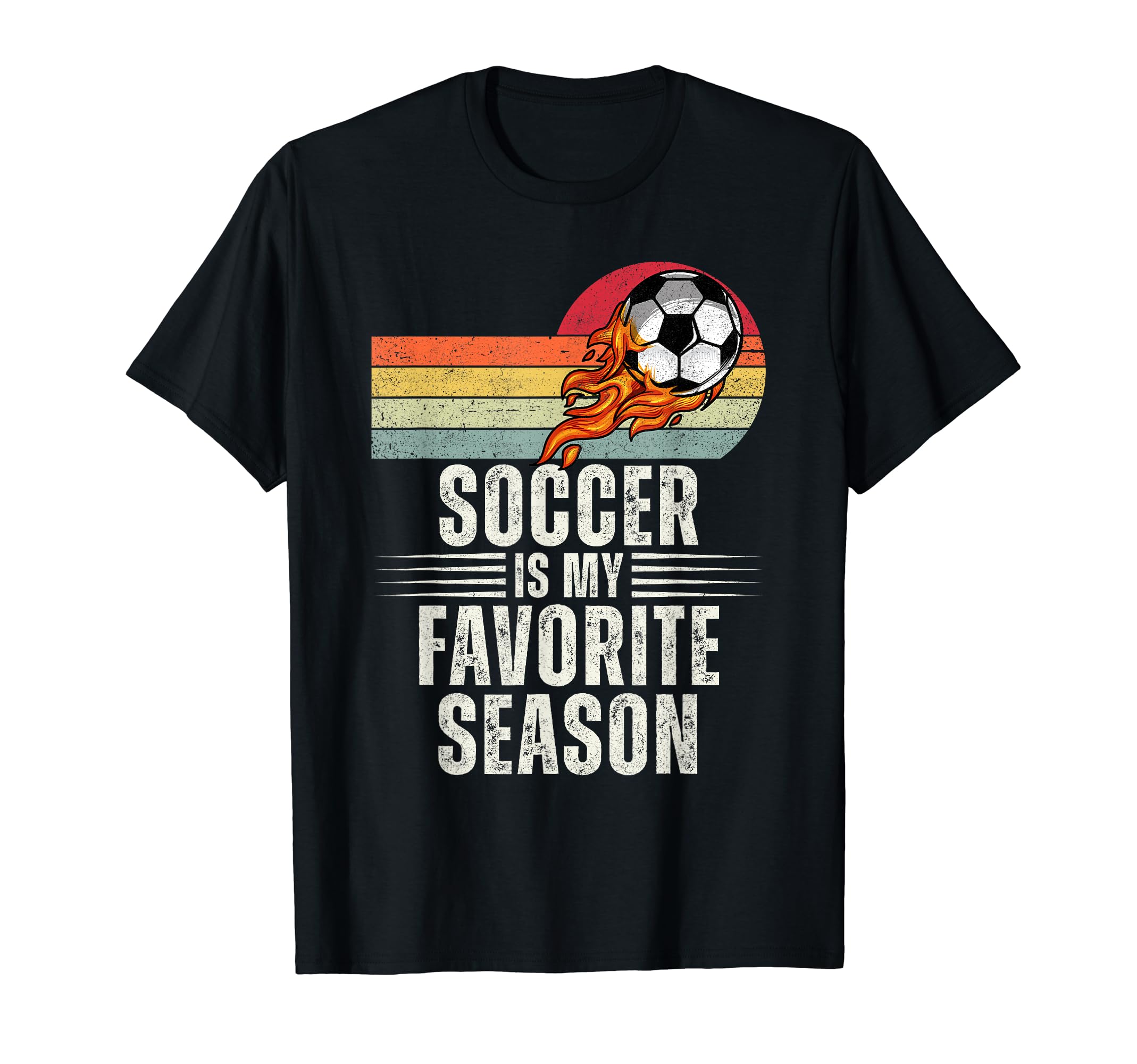 Soccer Is My Favorite Season Designs Sweatshirt - Unique Graphic Men Women