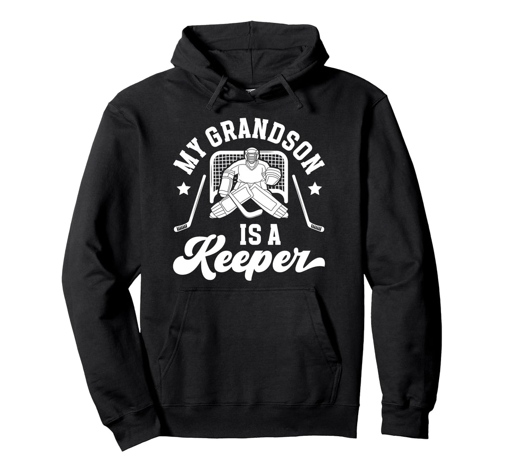Proud Hockey Keeper Pop Pop Ice Hoodie - Aesthetic Graphic Men Women