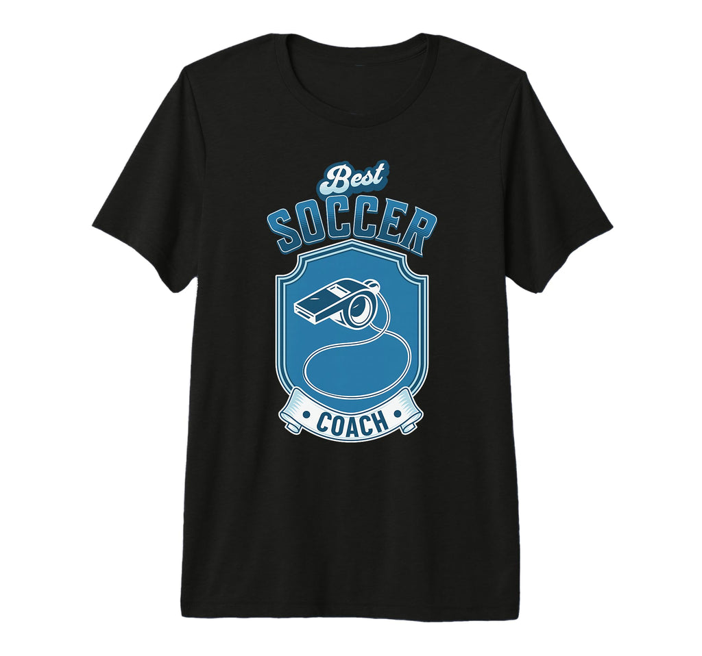 Fun Gift Best Soccer Coach Tri Blend T-Shirt - Streetwear Style Men Women