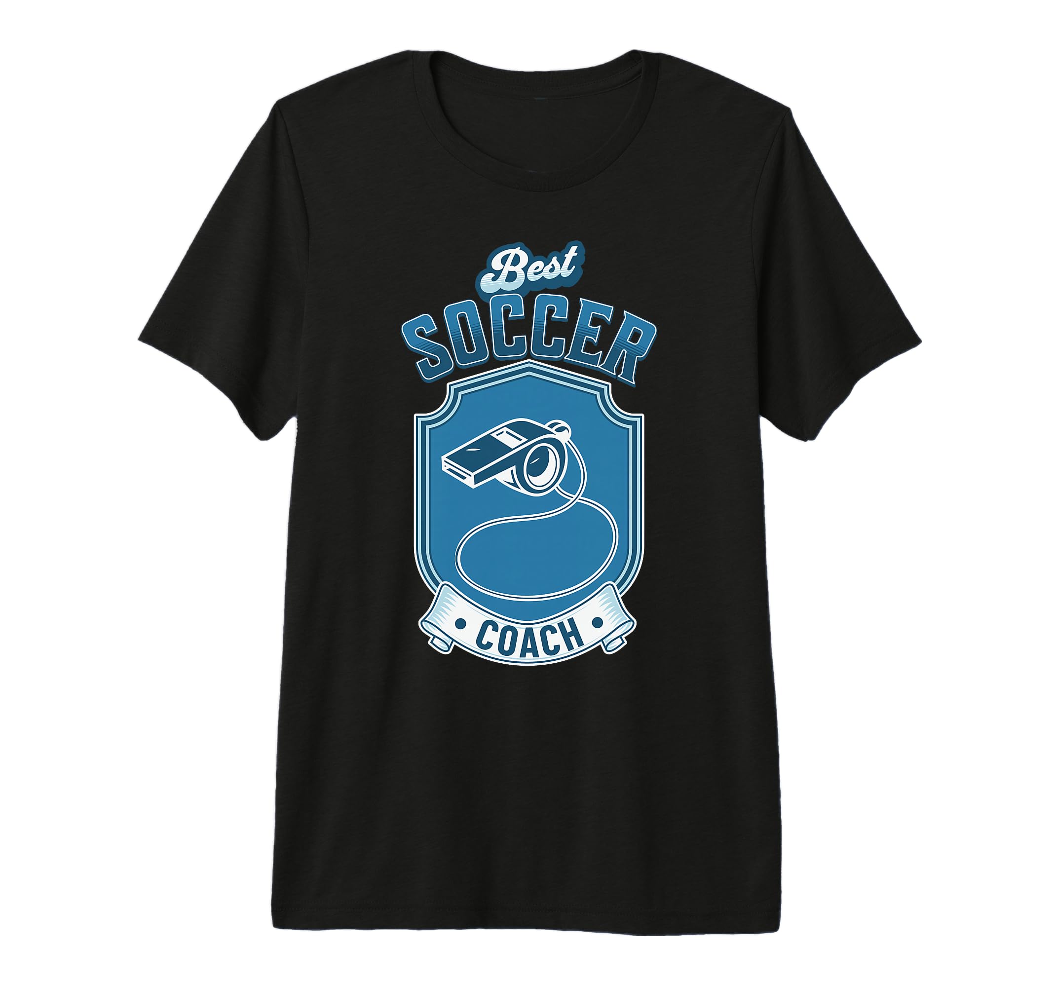 Fun Gift Best Soccer Coach Tri Blend T-Shirt - Streetwear Style Men Women