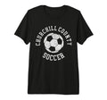 Churchill County Soccer Distressed 90S T-Shirt - Aesthetic Graphic Unisex