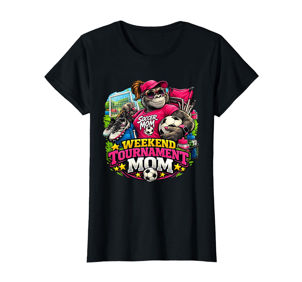 Weekend Tournament Soccer Mom Funny T-Shirt - Streetwear Style for Adults