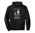 Just Who Loves Soccer Playing Dogs Hoodie - Casual Everyday Wear Unisex