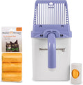 Neater Pet Brands Neater Scooper XL Cat Litter Scoop, 60 Refill Bags – Extra-Large Capacity Mess-Free Cat Litter Scooper with Bag for Large & Multiple Cats, Spill-Proof Litter Box Scooper with Holder