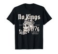 No Kings Since 1776 Skull T-Shirt - Minimalist Print Unisex