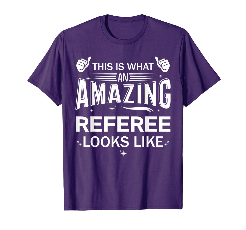 Amazing Referee Looks Like Funny Ref T-Shirt - Minimalist Print for Adults
