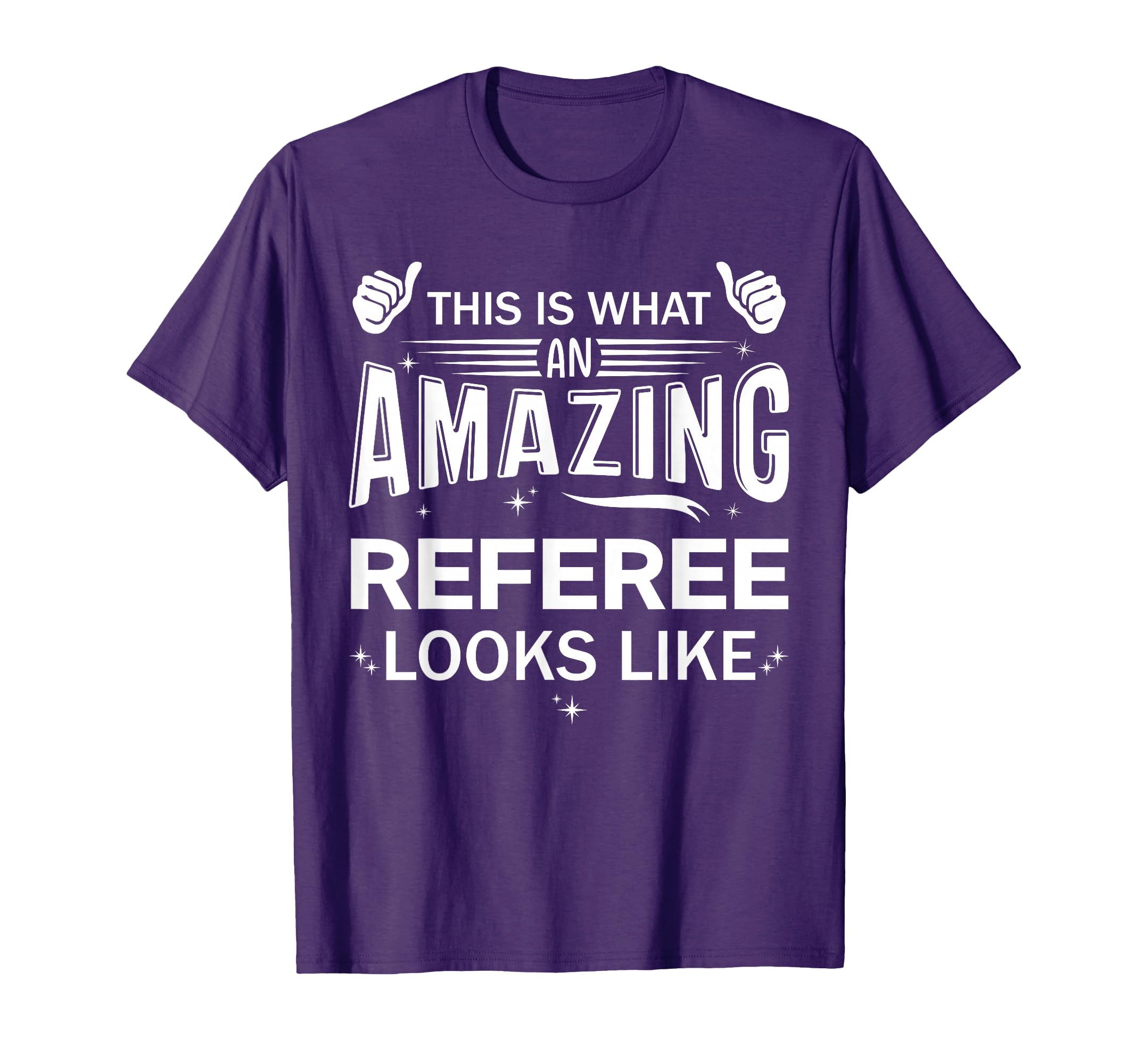 Amazing Referee Looks Like Funny Ref T-Shirt - Minimalist Print for Adults