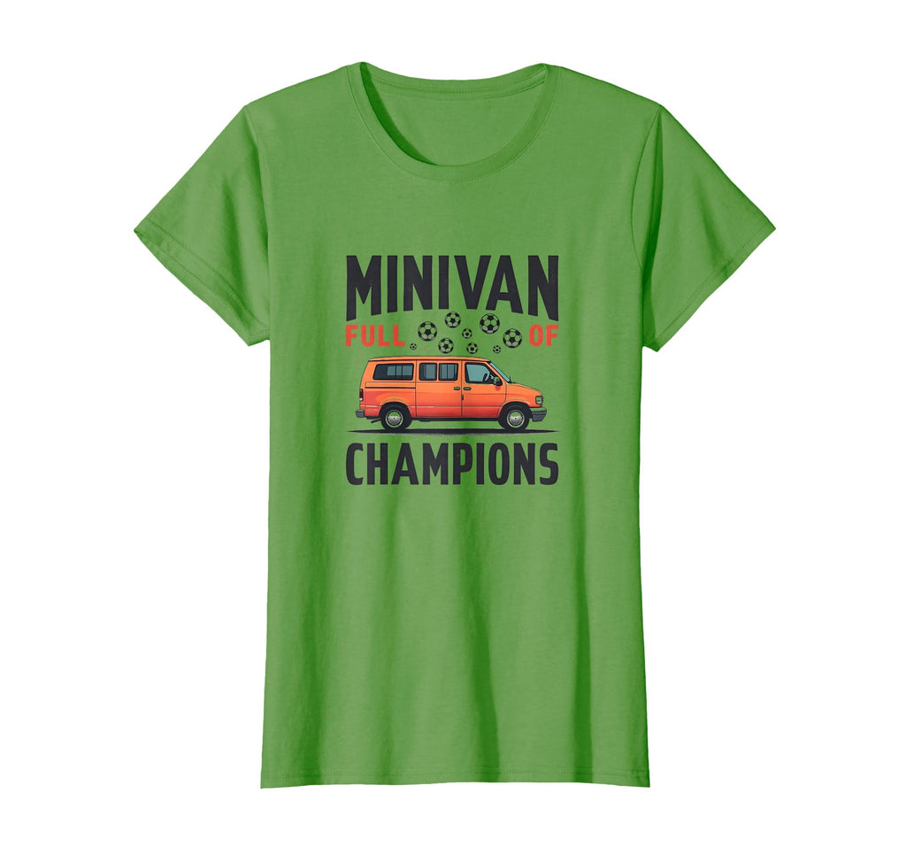 Minivan Full Champions Soccer Mom T-Shirt - Aesthetic Graphic Men Women