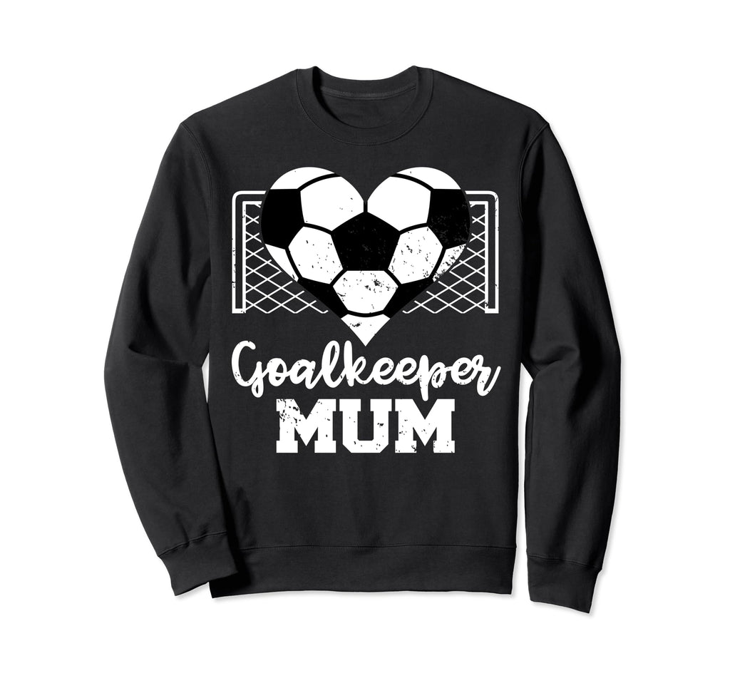 Football Goalkeeper Mum Heart Funny Sweatshirt - Trendy Graphic Men Women
