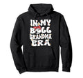 My Ball Grandma Era Groovy Baseball Hoodie - Graphic Print for Adults
