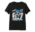 I Was 6 Now Im 7 Birthday Soccer Ball T-Shirt - Graphic Print Unisex
