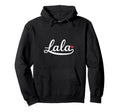 Lala Love Heart Grandma Family Names Hoodie - Unique Graphic for Adults