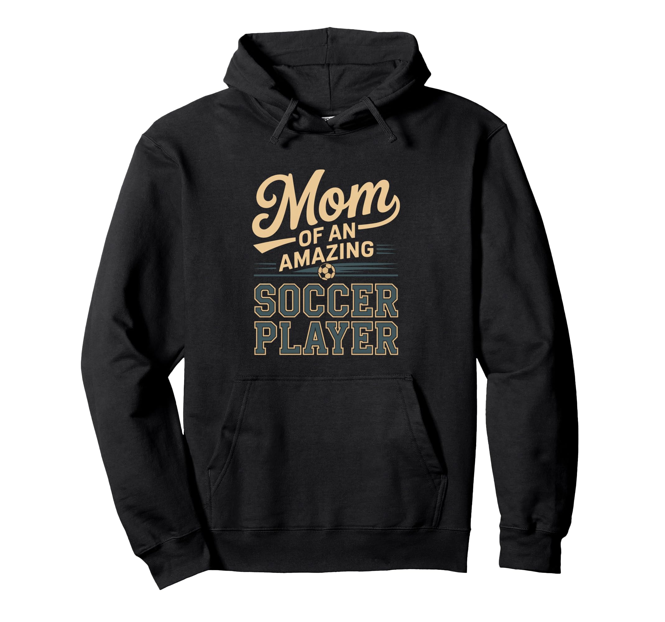 Mom Amazing Soccer Player Funny Soccer Hoodie - Minimalist Print Men Women