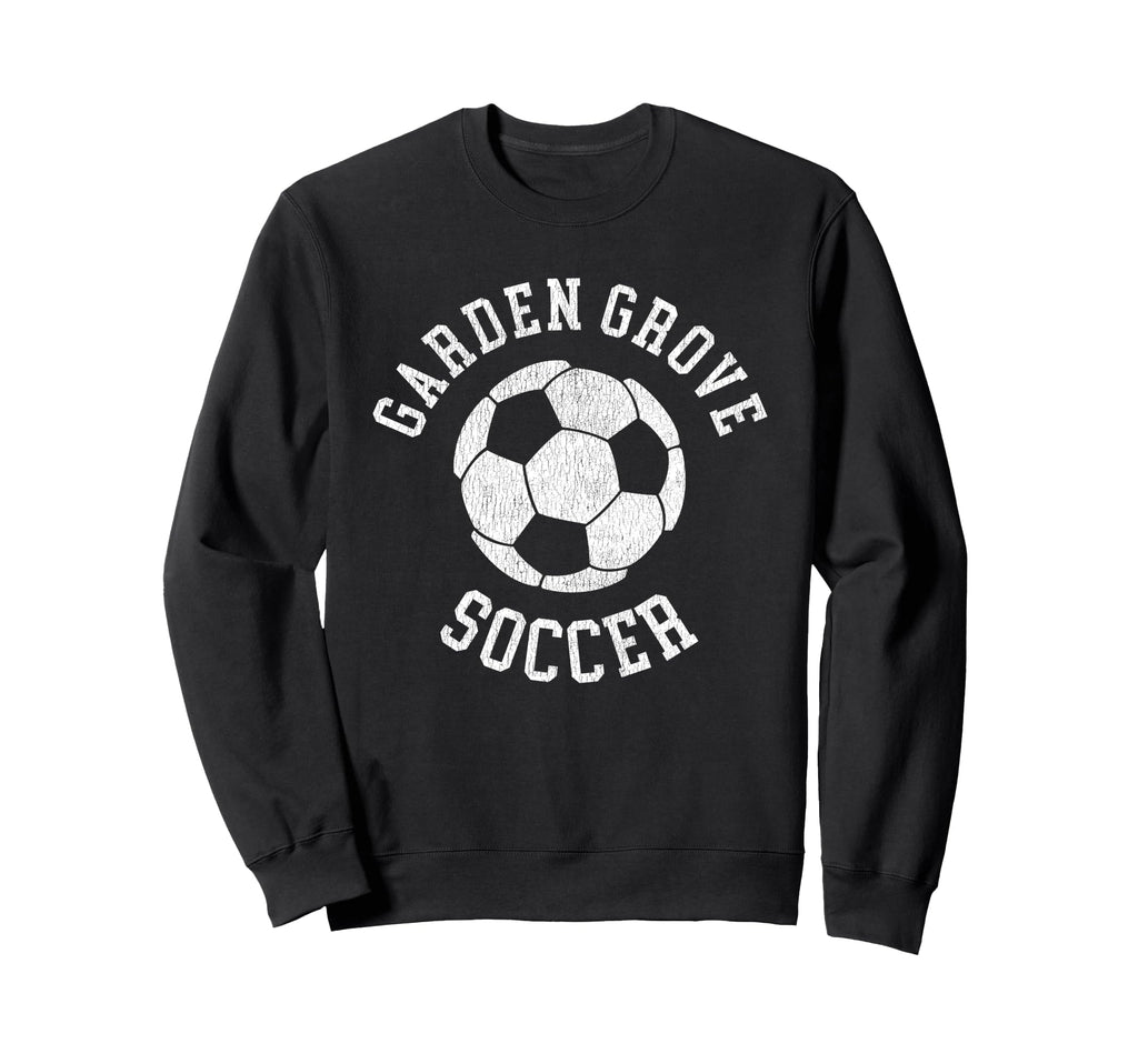 Garden Grove Soccer Distressed 90S Sweatshirt - Unique Graphic for Adults