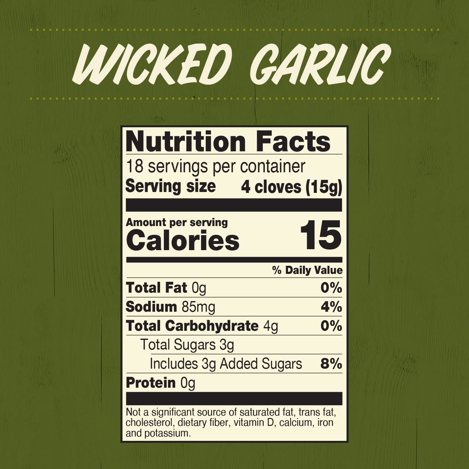 Wickles Wicked Garlic Pickles, Case of 6, 12 Fl Oz Jars