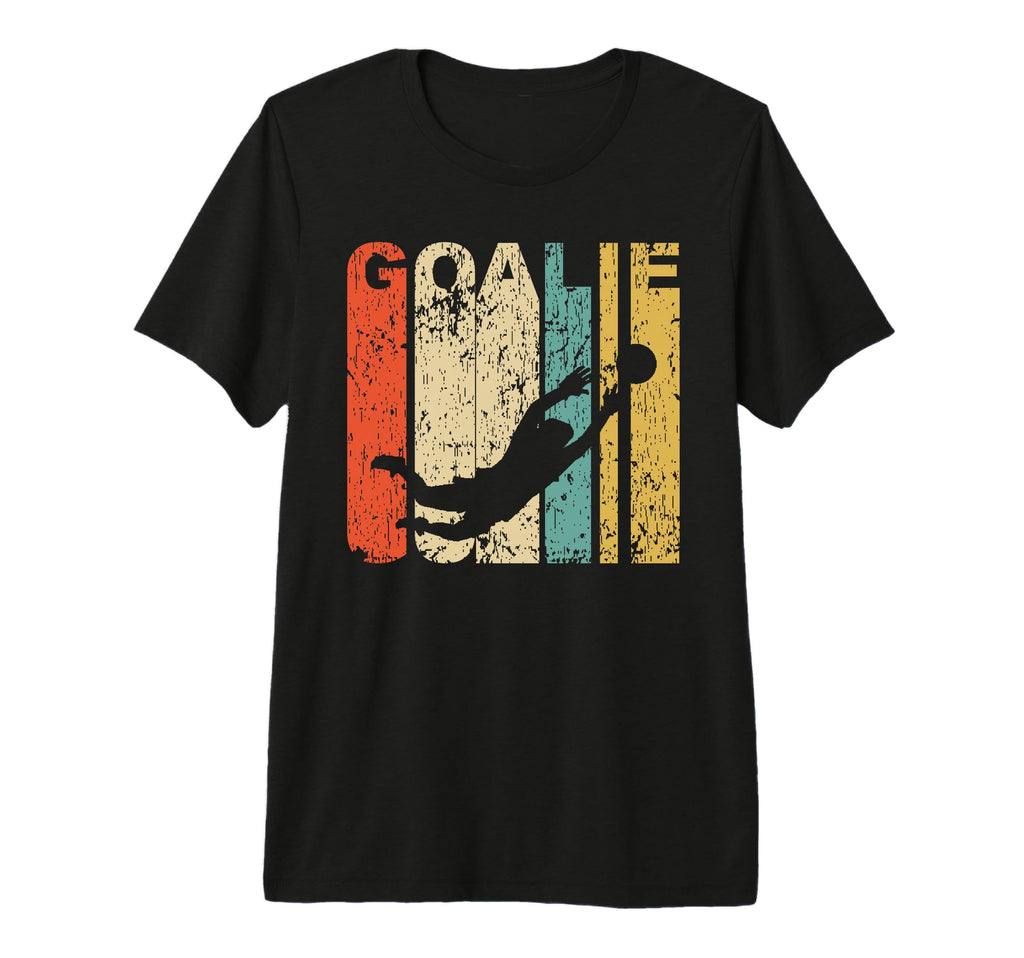 Soccer Goalie Silhouette Sports T-Shirt - Casual Everyday Wear Unisex