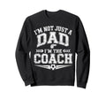 Soccer Dad Coach Funny Coaching Sweatshirt - Minimalist Print Men Women
