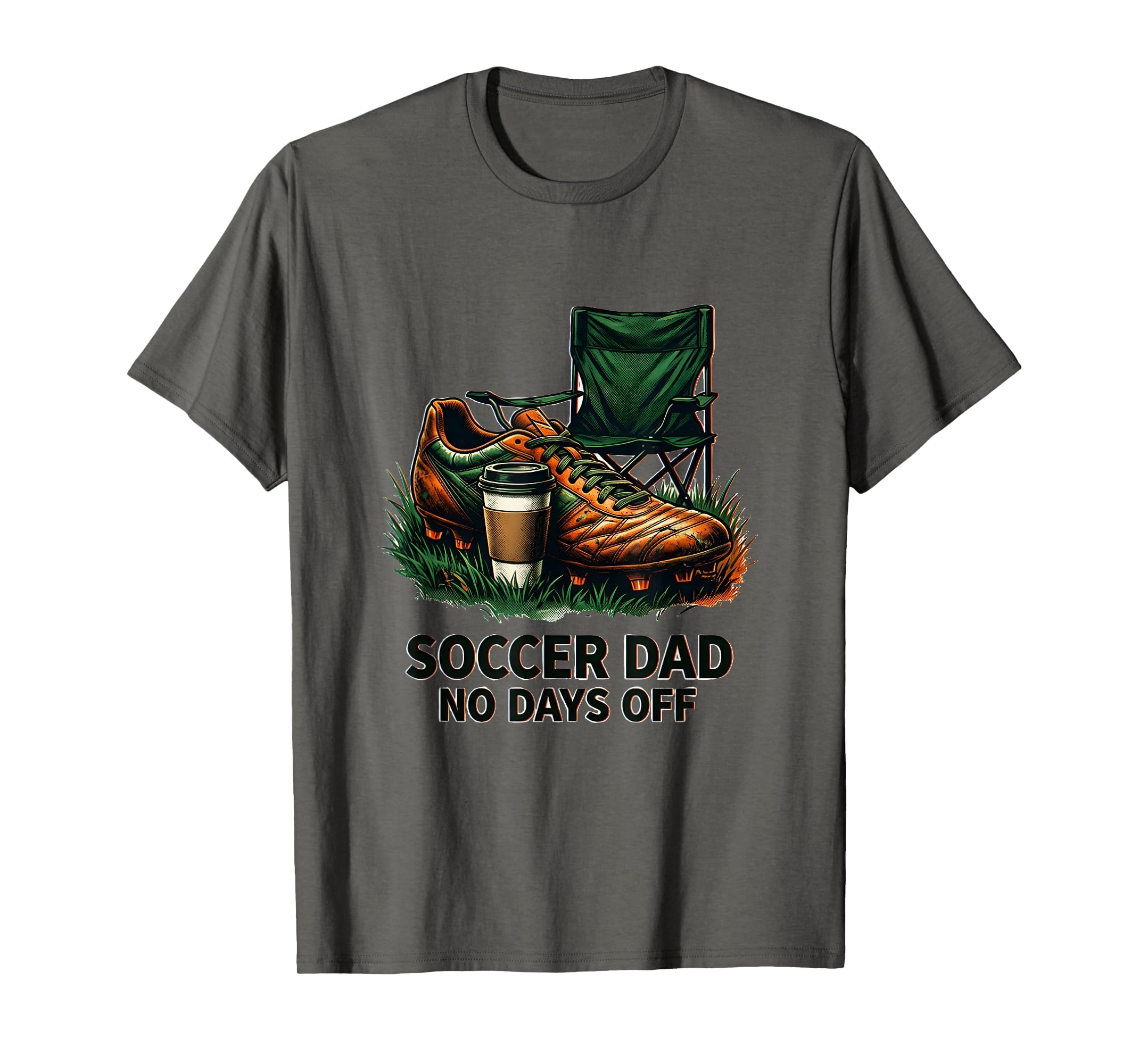 Soccer Dad No Days Off Dedicated Fan T-Shirt - Streetwear Style for Adults
