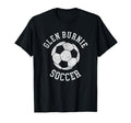 Glen Burnie Soccer Distressed 90S T-Shirt - Graphic Print for Adults